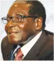  ??  ?? President Mugabe