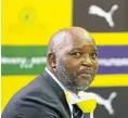  ?? Picture: Alon Skuy ?? Sundowns coach Pitso Mosimane has extended his contract.