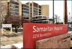  ?? FILE PHOTO. ?? Samaritan Hospital in Troy, part of St. Peter’s Health Partners, is pictured in January 2014.