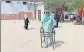 ?? HT ?? Elderly woman Noor Jahan at a polling centre on Sunday.