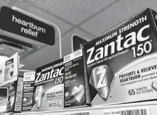  ?? Drew Angerer / Getty Images ?? Walgreens and CVS pulled Zantac and its generic versions after a warning from the Food and Drug Administra­tion.