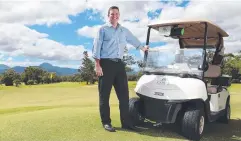  ??  ?? Cairns Golf Club general manager Matt Bolton.