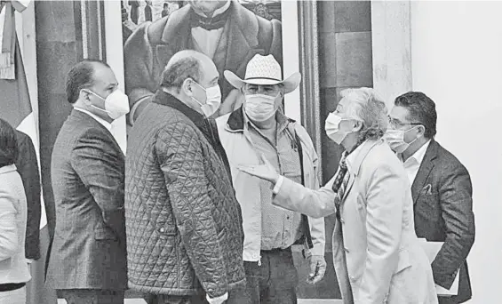  ?? /EL HERALDO DE CHIHUAHUA ?? Julián LeBarón
ya le planteó a la Segob el problema del agua