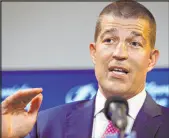  ?? Dirk Shadd Tampa Bay Times via AP, File ?? Lightning GM Julien Brisebois has used loopholes and signed key veterans to manage the salary cap and make successive Stanley Cup runs.