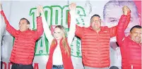  ?? ?? ▮ En fórmula con Miguel Ángel Riquelme Solís, Amezcua contenderá como suplente por una de las dos senadurías de Coahuila.