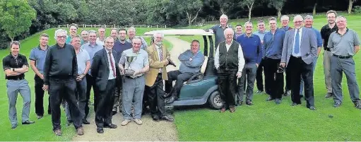  ?? Tony Carter ?? ●● The King’s School’s Former Pupils’ Associatio­n Golf Day at Macclesfie­ld Golf Club