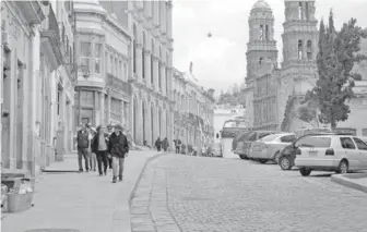  ??  ?? El ensanchami­ento de las banquetas, ha sido un cambio positivo. / Archivo