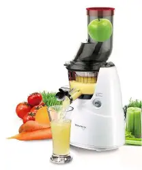  ??  ?? The Kuvings Whole Slow Juicer comes with the strongest motor among all masticatin­g juicers.