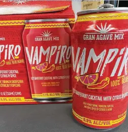  ?? Court documents ?? Los Angeles-based Vampire Family Brands LLC filed and then dropped a suit against H-E-B over the grocery chain selling a cocktail mix called Vampiro.