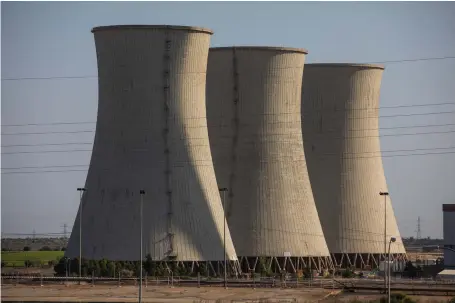  ?? Getty ?? A thermal power plant in eastern Spain. Analysts say ammonia in the industry’s mix could bring significan­t benefits