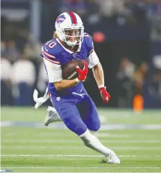  ?? TIM HEITMAN/USA TODAY SPORTS ?? Receiver Cole Beasley and the Buffalo Bills have been a pleasant surprise for NFL fans this season.