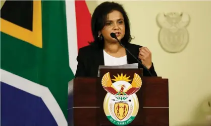  ??  ?? The director of public prosecutio­ns, Shamila Batohi, described the scandal as ‘probably the biggest bank robbery in this country’. Photograph: Gallo Images/Getty Images