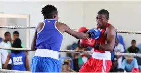  ?? ?? SUSTAINED INJURY... Rajab Mohammed has dropped out of the ongoing continenta­l boxing showpiece in Mozambique after sustaining an injury