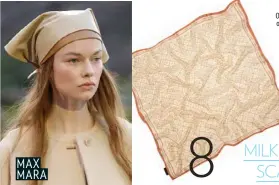  ??  ?? MAX MARA $129 Oroton scarf oroton.com