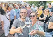  ?? FOTO: KÖHLEN ?? Zum Weinfest vom 26. bis 28. August ist eine Delegation aus der Partnersta­dt Eu nach Haan eingeladen.