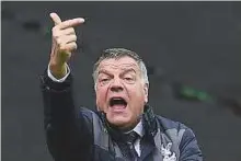  ?? AFP file ?? Sam Allardyce shouts instructio­ns to his Crystal Palace players from the touchline during a league match.