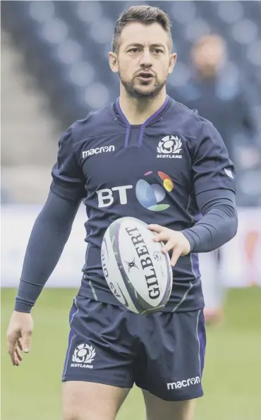  ??  ?? Greig Laidlaw says a lot is riding on the game against Argentina following the loss to South Africa.
