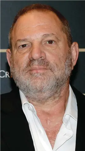  ??  ?? Harvey Weinstein