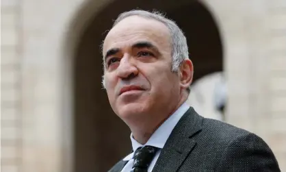  ??  ?? Garry Kasparov will be competing in the Nations Cup with fellow former world champions Vladimir Kramnik and Viswanatha­n Anand. Photograph: Thomas Samson/AFP/Getty Images