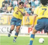  ??  ?? 33Alberto Saavedra fue el autor del gol decisivo.