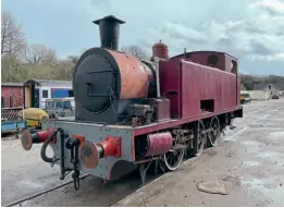  ??  ?? Left: Reboilered Hudswell Clarke 0-6-0ST Cathryn is set for its heritage era debut at Wirksworth this summer. EVR