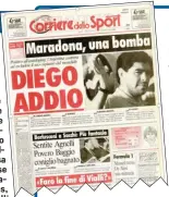  ??  ?? La prima del Corsport Ecco la prima pagina del Corriere dello Sport-Stadio del 1 luglio 1994