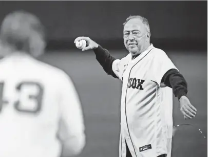  ?? CHARLES KRUPA/AP FILE ?? The loss of Red Sox broadcaste­r and former second baseman Jerry Remy means a significant piece of the club’s fabric is gone.