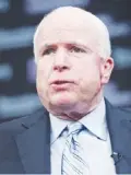  ?? (Bloomberg) ?? JOHN MCCAIN