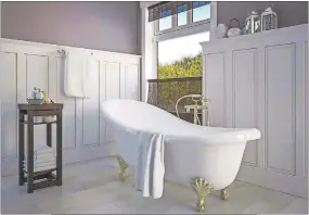  ?? Special ?? These features and more can help homeowners transform their bathrooms into luxurious, relaxing respites from the outside world.