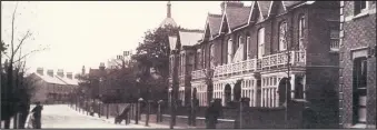  ??  ?? ■ An old photograph of the Loughborou­gh Granby Street offices of Hawley & Rodgers Solicitors.