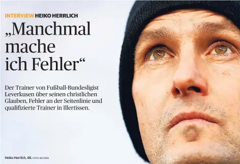  ??  ?? Heiko Herrlich, 46.