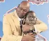  ?? GENE J. PUSKAR/ASSOCIATED PRESS ?? A 2012 Pro Football Hall of Fame inductee, Cortez Kennedy spent his entire career with Seattle.
