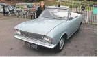  ??  ?? Bought in 1981, John Peters’ 1966 Ford Cortina Crayford was exhibited as a prototype at the 1966 Motor Show.