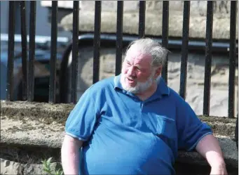  ??  ?? Gerard Gilligan pictured on a bench in Dublin last week.