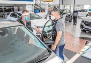  ?? IGOR MARTIN ?? Concesiona­rio Armentia de Volkswagen, en Vitoria