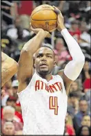  ?? CURTIS COMPTON / CCOMPTON@AJC.COM ?? The Hawks want to keep Paul Millsap but seem unlikely to offer a max contract.