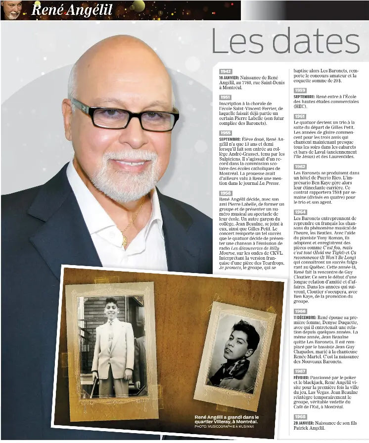 Les dates marquantes de sa vie PressReader