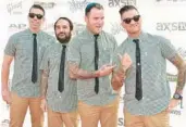  ?? DUANE PROKOP/GETTY 2015 ?? New Found Glory — with members Cyrus Bolooki, from left, Ian Grushka, Chad Gilbert and Jordan Pundik — has released the album “Make the Most of It.”