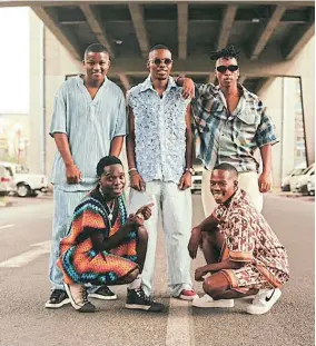  ?? Picture: SUPPLIED ?? FLYING HIGH: ‘The Joy’ group members Pastor, Duzie, Guduza, Sthombe and Marcus are set to release their debut album next month.