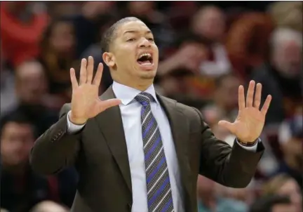  ?? THE ASSOCIATED PRESS FILE ?? Cavaliers head coach Tyronn Lue has been out since March 19 while he addressed health concerns.