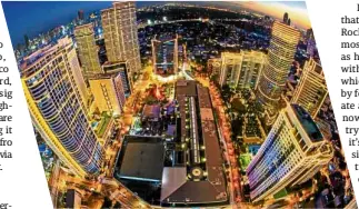  ??  ?? Rockwell Center in Makati City is now touted as the gold standard for highly upscale developmen­ts.