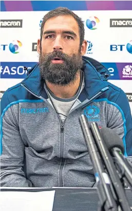  ?? Pic: SNS ?? Working on his work-rate: Scotland’s Josh Strauss.