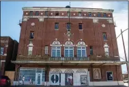  ?? (Democrat-Gazette file photo/Cary Jenkins) ?? Seen here in 2020, the Saenger Theater — the second of that name in Pine Bluff — was named one of Preserve Arkansas’ Most Endangered Places in 2019.