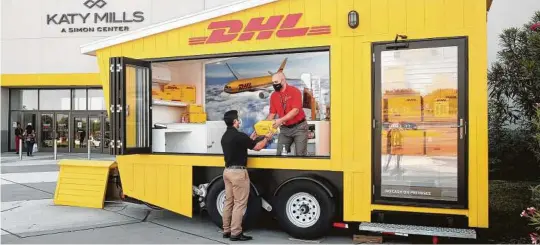 DHL Express rolls into Houston area with mobile pop-up store - PressReader