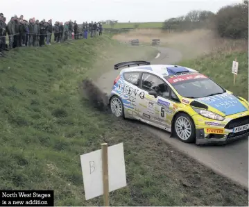  ?? Photos: Jakob Ebrey, pro-rally.co.uk ?? North West Stages is a new addition