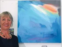  ??  ?? New works: Artist Lorraine Polglase is displaying her new work, Abel Tasman Coastline, in the Art Expo.