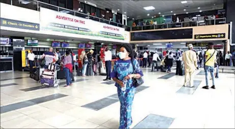  ??  ?? Murtala Mohammed internatio­nal airport, Lagos