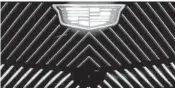  ?? CADILLAC ?? The Cadillac badge on the grill of the 2023 Lyriq, Cadillac’s first electric vehicle.