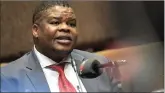  ??  ?? Minister of Energy David Mahlobo.