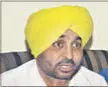  ??  ?? Bhagwant Mann